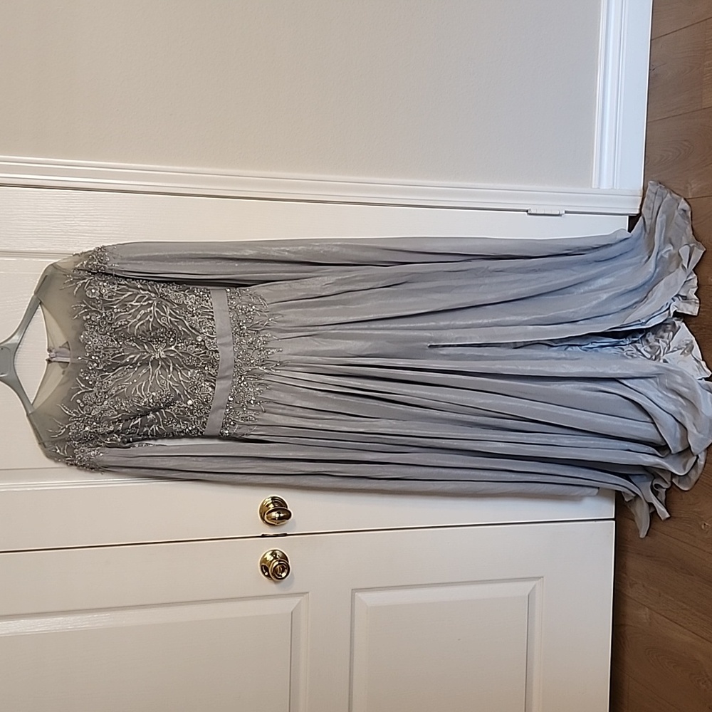 Long sleeve evening dress